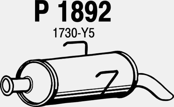 Fenno P1892 - End Silencer motal.fi