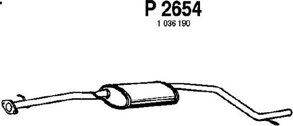 Fenno P2654 - Middle Silencer motal.fi