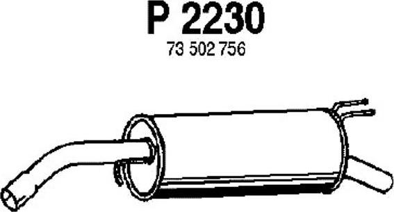 Fenno P2230 - End Silencer motal.fi