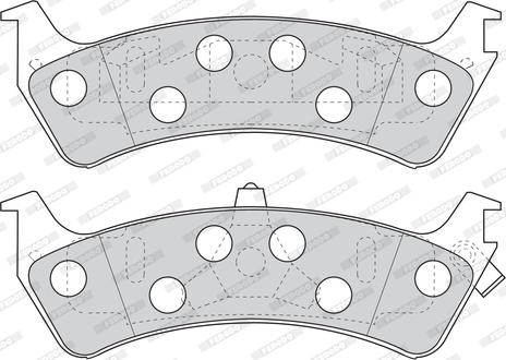 Ferodo FDB1130 - Brake Pad Set, disc brake motal.fi