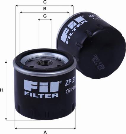 FIL Filter ZP 21 E - Oil Filter motal.fi