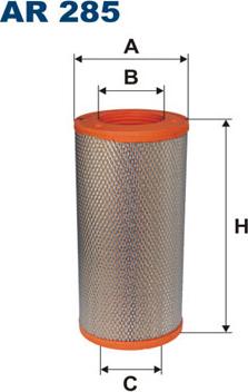 Filtron AR285 - Air Filter, engine motal.fi