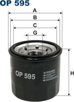 Filtron OP595 - Oil Filter motal.fi