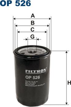 Filtron OP526 - Oil Filter motal.fi