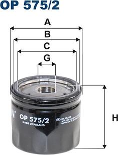 Filtron OP575/2 - Oil Filter motal.fi