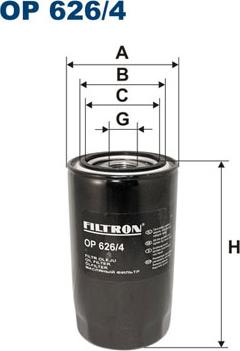 Filtron OP626/4 - Oil Filter motal.fi