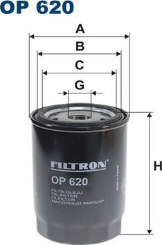 Filtron OP620 - Oil Filter motal.fi