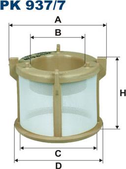 Filtron PK937/7 - Fuel filter motal.fi