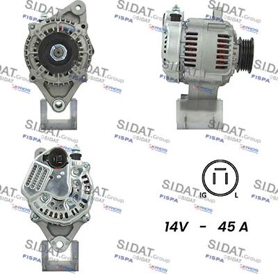 Fispa A12DE0482A2 - Alternator motal.fi