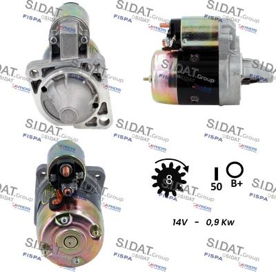 Fispa S12MH0849 - Starter motal.fi