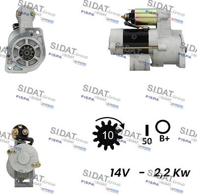 Fispa S12MH0211A2 - Starter motal.fi