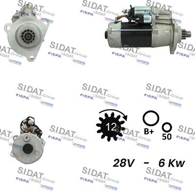 Fispa S24BH0124A2 - Starter motal.fi