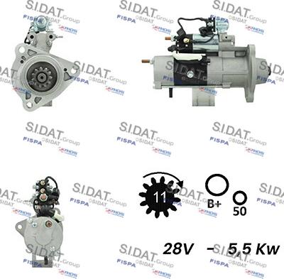 Fispa S24MH0084A2 - Starter motal.fi