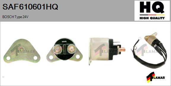 FLAMAR SAF610601HQ - Solenoid Switch, starter motal.fi