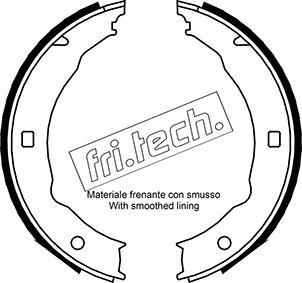 Fri.Tech. 1079.193 - Brake Shoe Set, parking brake motal.fi