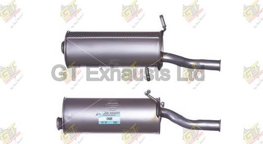 GT Exhausts GCN469 - End Silencer motal.fi