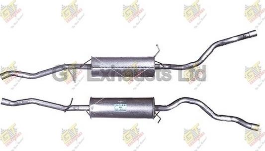 GT Exhausts GFE896 - Middle Silencer motal.fi