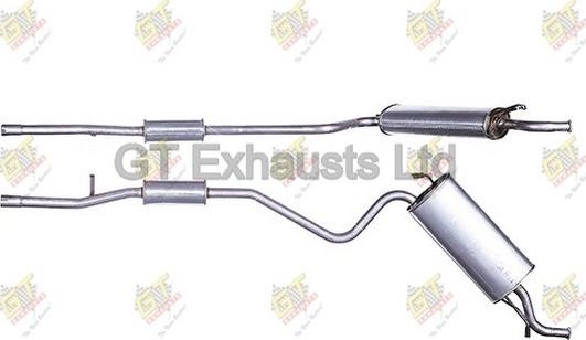 GT Exhausts GFT594 - End Silencer motal.fi