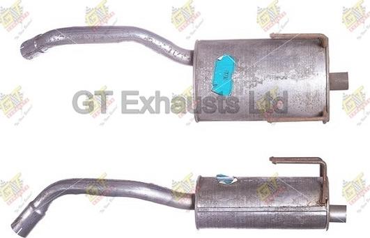 GT Exhausts GFT790 - End Silencer motal.fi