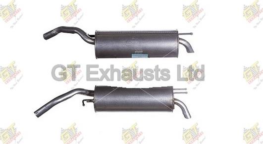 GT Exhausts GFT764 - End Silencer motal.fi