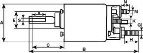 HC-Cargo 237845 - Solenoid Switch, starter motal.fi