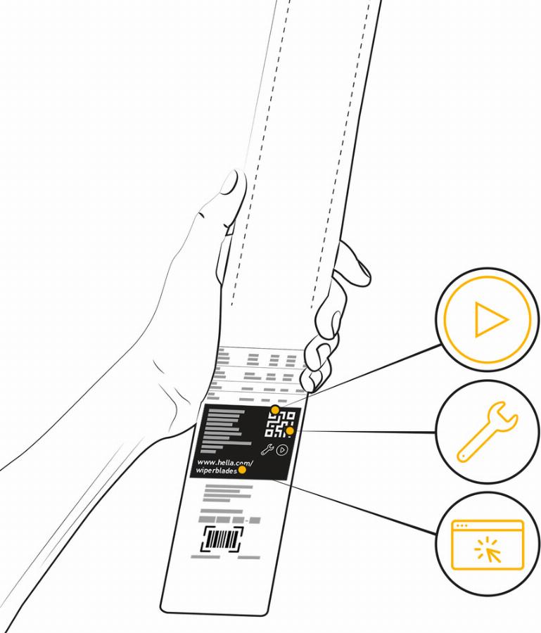 HELLA 9XW 358 004-191 - Wiper Blade motal.fi