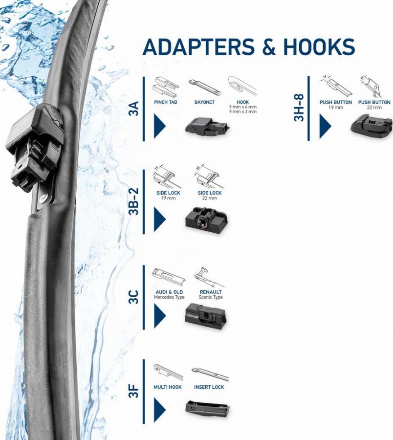 HELLA 9XW 358 004-191 - Wiper Blade motal.fi