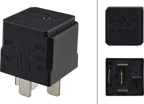 HELLA 4RD 007 903-021 - Relay, main current motal.fi