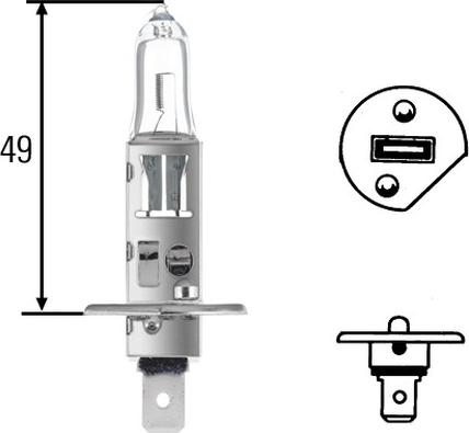 HELLA 8GH 002 089-501 - Bulb motal.fi