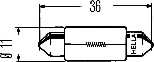 HELLA 8GM 002 092-137 - Bulb motal.fi