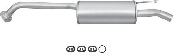 HELLA 8LD 366 033-571 - End Silencer motal.fi