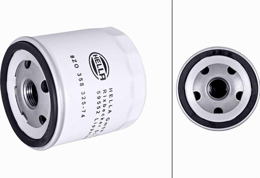 HELLA 8ZO 358 325-741 - Oil Filter motal.fi