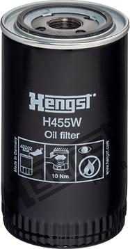 Hengst Filter H455W - Oil Filter motal.fi