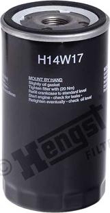 Hengst Filter H14W17 - Oil Filter motal.fi