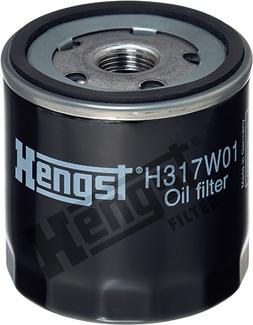 Hengst Filter H317W01 - Oil Filter motal.fi