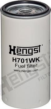 Hengst Filter H701WK - Fuel filter motal.fi