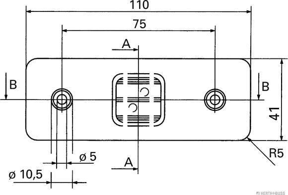 Herth+Buss Elparts 82710189 - Side Marker Light motal.fi