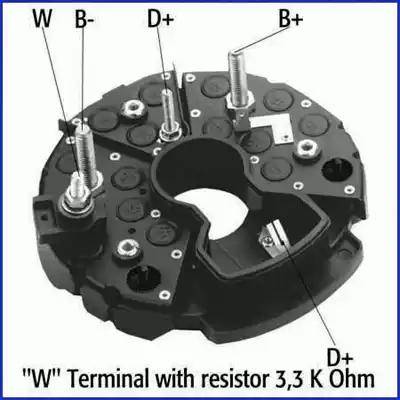 Hitachi 139179 - Rectifier, alternator motal.fi