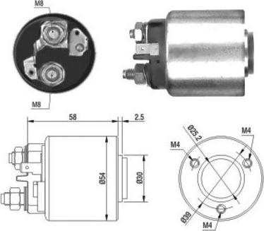 Hoffer 46011 - Solenoid Switch, starter motal.fi