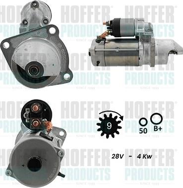 Hoffer H5110020G - Starter motal.fi