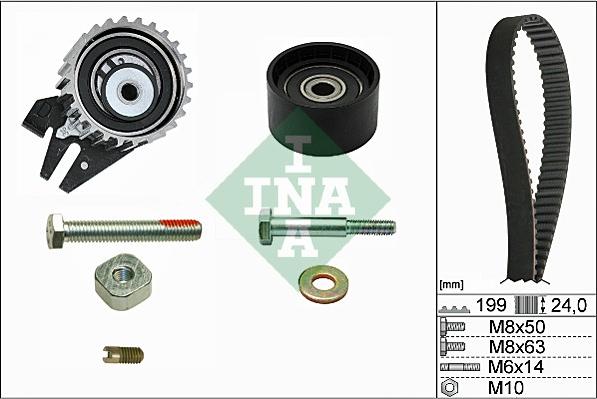 INA 530 0562 10 - Timing Belt Set motal.fi