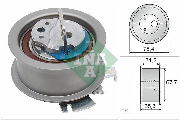 INA 531 0565 30 - Tensioner Pulley, timing belt motal.fi