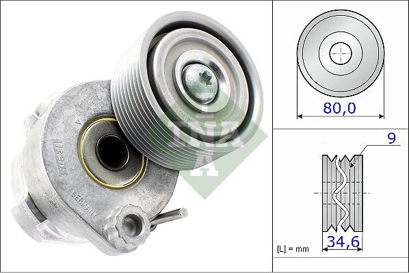 INA 531 0605 30 - Pulley, v-ribbed belt motal.fi