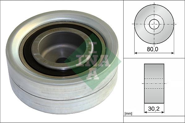 INA 532 0582 10 - Deflection / Guide Pulley, timing belt motal.fi