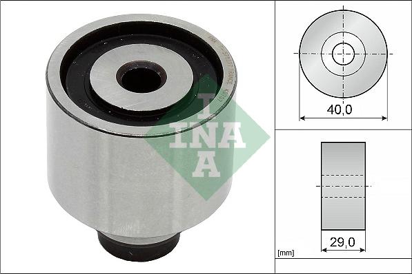 INA 532 0623 10 - Deflection / Guide Pulley, timing belt motal.fi