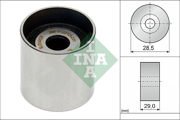 INA 532 0161 10 - Deflection / Guide Pulley, timing belt motal.fi