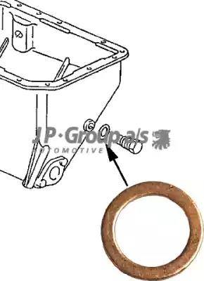 JP Group 8113850100 - Seal Ring, oil drain plug motal.fi