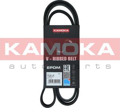 Kamoka 7016119 - V-Ribbed Belt motal.fi