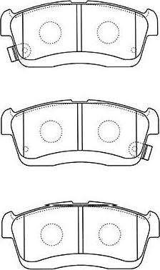 Kavo Parts BP-1518 - Brake Pad Set, disc brake motal.fi