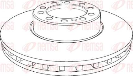 Kawe NCA1193.20 - Brake Disc motal.fi